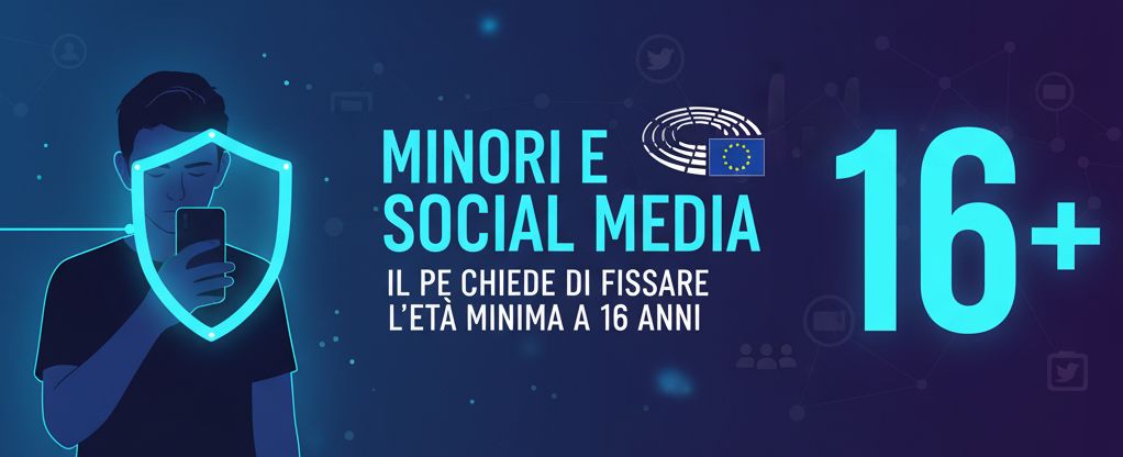 Minori e social media: il PE chiede di fissare l'età minima a 16 anni